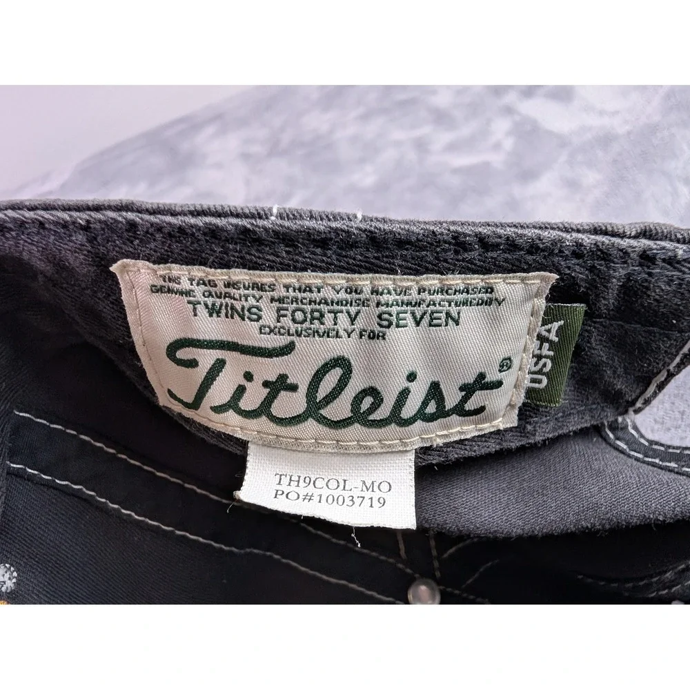 Titleist Missouri Tigers Golf Hat Faded Black Adjustable Strapback Cap - Picture 12 of 12